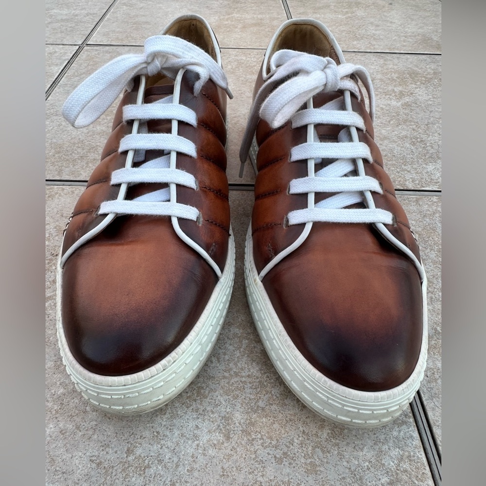 Berluti Low Top Sneakers In Brown Leather Athletic Shoes Sneakers - Picture 3 of 15